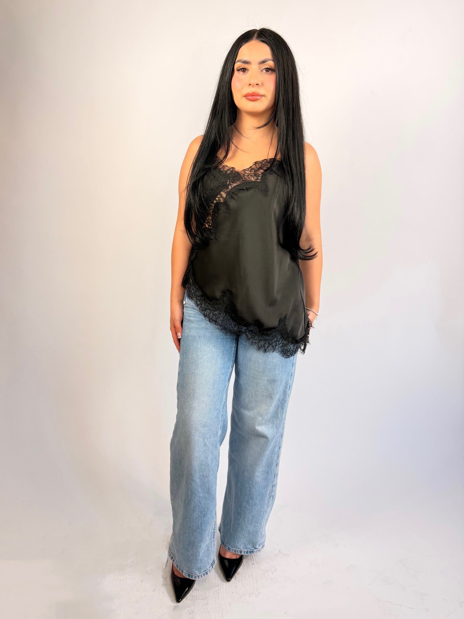Refine Satin Top