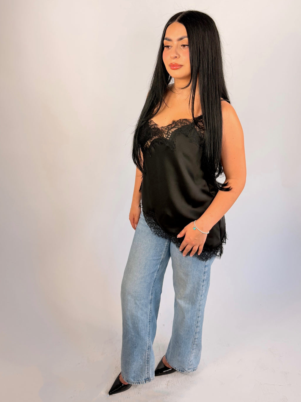 Refine Satin Top